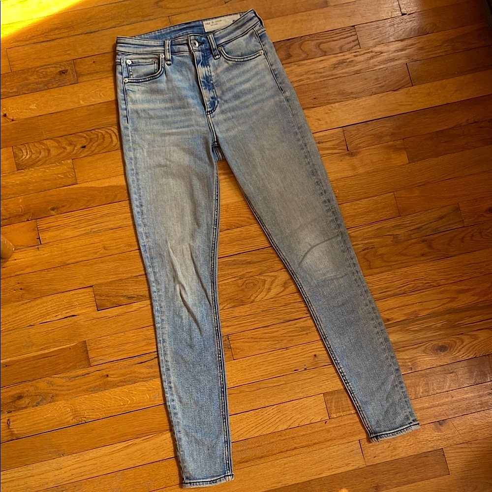 rag & bone “Nina” high rise skinny jeans